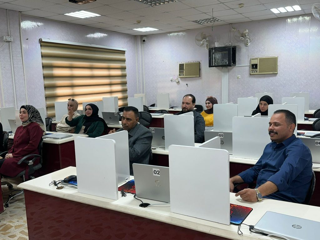 مركز الحاسبة الالكترونية في جامعة القادسية يقيم ورشة عمل حول( تطبيقات الذكاء، الاصطناعي لمواجهة التحديات المجتمعية )